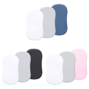 Gói của 3pcs bé Tấm bọc vừa vặn nôi Tấm Bọc Giường tấm được trang bị tấm trải nôi bọc nệm cái nôi có thể tháo rời Bìa