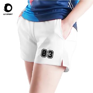 sports shorts NUMBER 01-05 Celana pendek olahraga perempuan bahan Latto super  LDS36