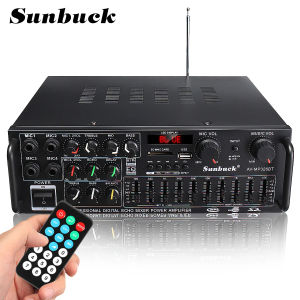 Sunbuck Power Amplifier 326BT 325BT 298BT 660BT Bluetooth Karaoke Power Amplifier Audio Stereo Amplifier Home Theater