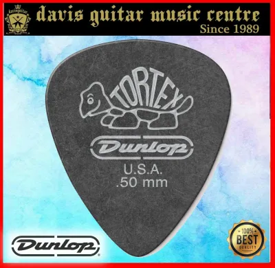 Jim Dunlop Standard TORTEX Black Guitar pick Authentic [SG Distributor] Made in USA