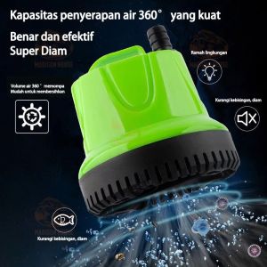 5000L/H Daya hisap tinggi 25W/50W/80W/100W Pompa Air Celup Aquarium Kolam Ikan Submersible Water Pump