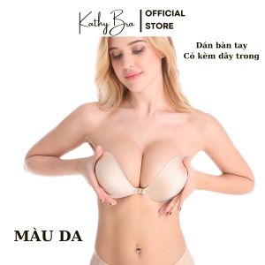 D10 Áo Dán Ngực KATHY BRA Chất Silicon Cài Trước Kèm Dây Trong Nâng Ngực