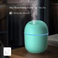 ( Tặng 1 Tinh Dầu ) Máy Xông Tinh Dầu Mini Humidifier 220ml Máy Phun Sương Tạo Ẩm Máy Khuếch Tán Tinh Dầu Tỏa Hương Thơm Cho Phòng Ngủ Và Trên Xe Hơi Xua Đuổi Muỗi Và Côn Trùng Đèn Xông Tinh Dầu Mini Hai Chế Độ Phun & Đèn Led 7 Màu. 