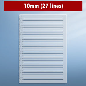 A4 Size Straight Lines Drawing Stencil Ruler 0.8cm / 0.9cm / 1.0cm Flexible Examination School Office Use Stationery