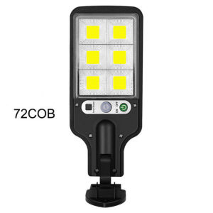 Solar Street Light 8000W 160COB PIR Motion Sensor 3 Modes Remote Control Waterproof Outdoor Lamp