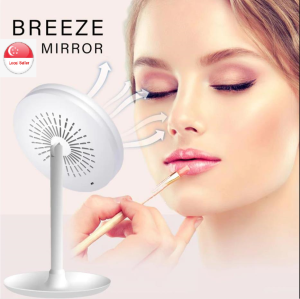 LED Mirror Makeup Mirror with LED Light Vanity Mirror 5X Magnifying Mirror LED grossissant Magnifying with Fan