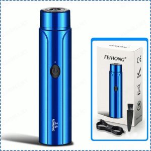 Beard Knife Portable Razor Powerful Vortex Rotation Method Visual Charging Bass Motor Mini Travel