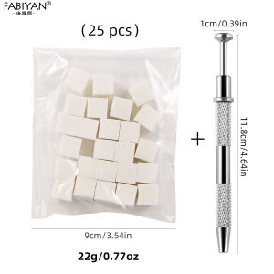 25Pcs Nail Art Sponge Gradient for Nail Polish Coloring Stamper Gripper Pen Manicure Painting Tools