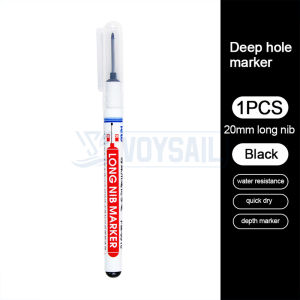20mm Long Nib Metal Marker Pen For Woodworking Drawing Line (Black/Red/Blue)