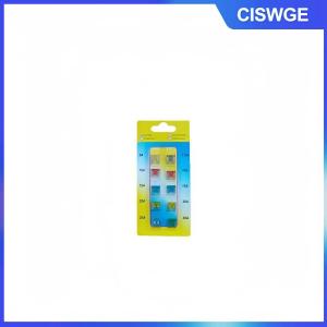 CISWGE Xe khuếch đại cầu chì Kit với các loại cánh cầu chì và clip kết hợp cho hệ thống âm thanh xe hơi bảo vệ quá dòng