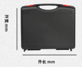 Automotive emergency WARNING TRIANGLE with Bright flashing LED light and torch light in a plastic tool enclosure. 
