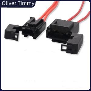 [Oliver Timmy] 32V 25A 16AWG Automobile Fuse Holder Extension Wire Current Collector Harness Fuse Adapter For Electronic Device