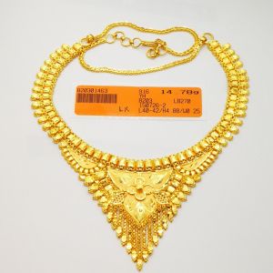 Yon Hing Rantai Leher Bombay Design Indian 14.78g Emas 916