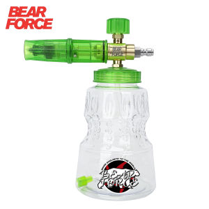 BEARFORCE Pressure Washer Aluminum Foam Cannon with 1/4” Quick Connector & 1.25mm & 1.10mm Nozzle Adjustable Snow Foam Lance with 1L Soap Tank for Power Washer