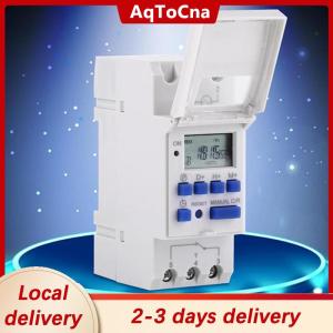 [COD] AqToCna Ship within 24 hours THC15A Electronic Digital Timer Switch Relay Control 220V 12V 24V 110V