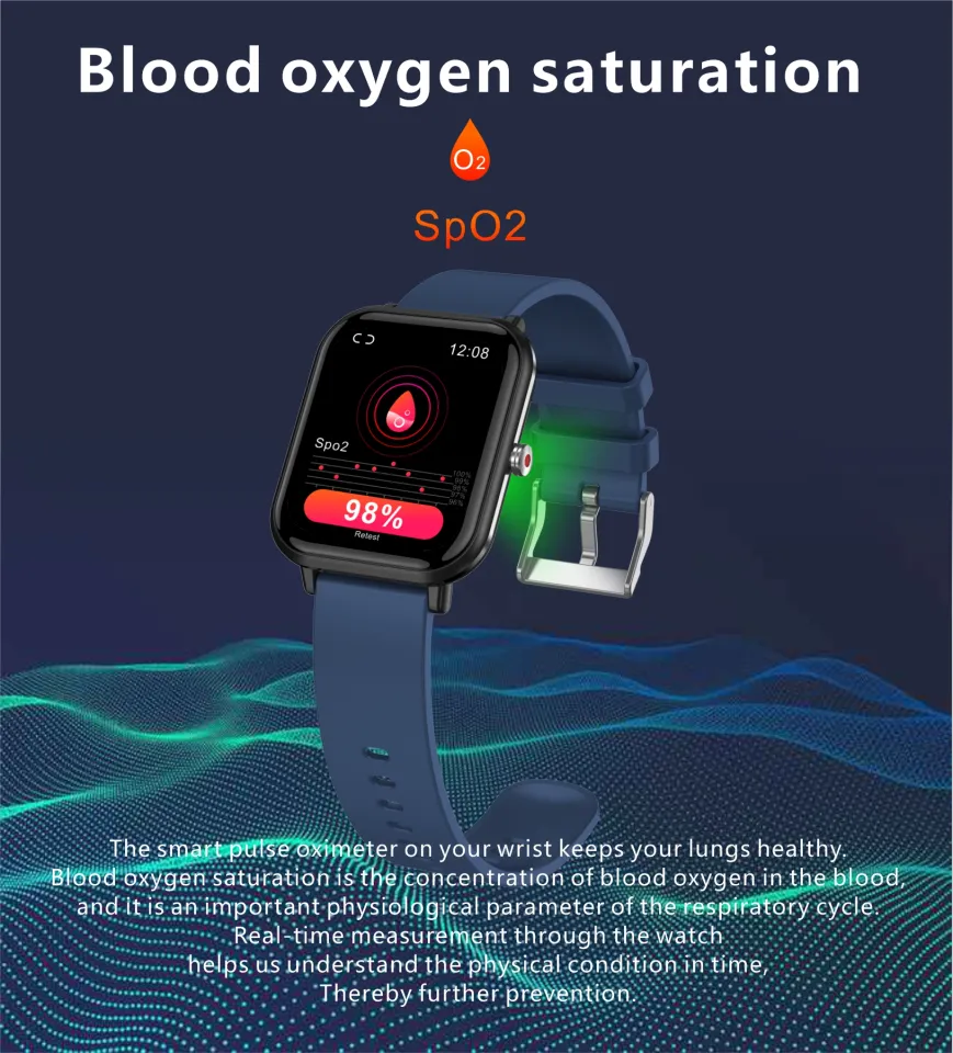Pulse Oximeter O2 Smart Watches Q9 Pro Smart Watch Inch Bluetooth