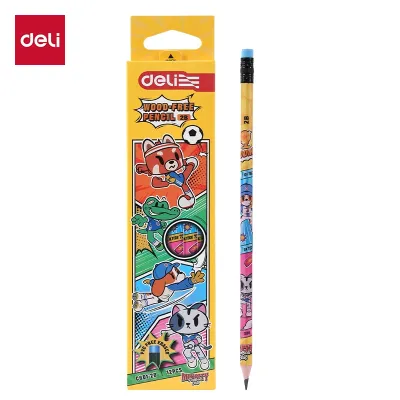Deli x MixCity Wood-Free Pencil / Pensil Karakter EC601