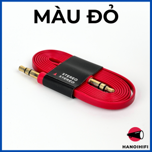 Dây cáp âm thanh 3.5mm AUX chuyên dụng cho xe hơi cáp cắm 2 đầu cáp dài 1M