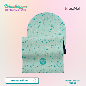 Wandergym The WanderMat Premium [6mm Durable Non-Slip Eco-Friendly Anti-Mircrobial Mat for Floor Workout - Exercise/Fitness/Yoga/Pilates]