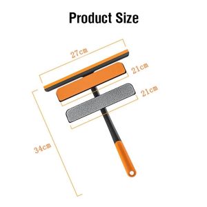 💥ลดกระหน่ำ💥เครื่องมือทำความสะอาดกระจก หัวแปรงมี 3 แบบ ใช่งานง่าย แข็งแรงทนทาน ใช่งานได้