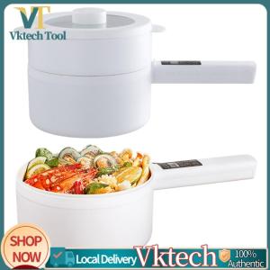 [Vktech] Ramen Cooker with Steamer Non-Stick Frying Pan Multi-function Cooker for Dorm Room Travel RV Hotel