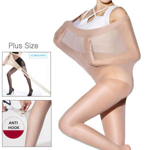 [Lady Sugar]Large Plus Size Stockings Anti-snagging Ultra-thin Non-dropping Pantyhose Lengthened Inexpensive Stockings