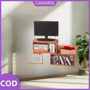 CANAMEK✨ 1 cái 1:12 Dollhouse thu nhỏ bằng gỗ lưu trữ Tủ lưu trữ giá kệ sách mô hình đồ nội thất phụ kiện đồ chơi