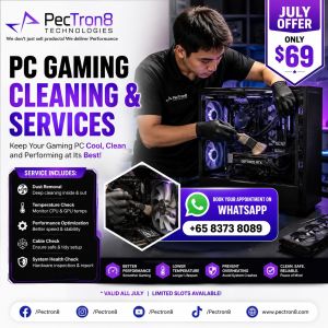 Complete Gaming PC Desktop and Laptop Repair Services including Upgrades Maintenance and Professional PC Cleaning.