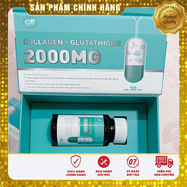 viên uống trắng da glutathione 2000mg viên uống glutathione 2000mg viên uống mờ nám trắng da glu 2000