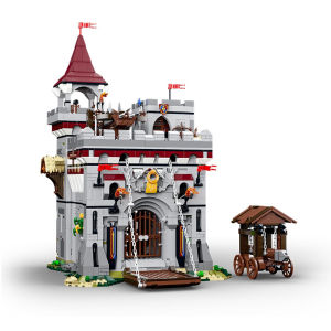 Lumibricks Light Matching Medieval Series Castle Weapons Library Building Model Building Blocks Street View Decoration Gift