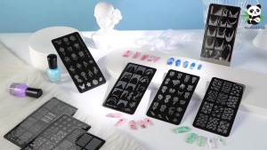 PH PandaHall 3pcs Plants Nail Stamping Plates 77 Patterns Flower Leaf Nail Art Templates Floral Nail Art Stencil Stainless Steel Nail Image Plates for Women Nail Design Print Manicure Salon Spring