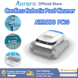 ❤SG Stock❤AIRROBO PC10 Cordless Robotic Pool Cleaner Runtime Wall Climbing Intelligent Route Planning Vacuum Robot