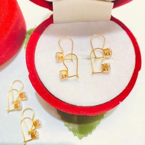 Anting Desy Perak 925 Sepuh emas kuning