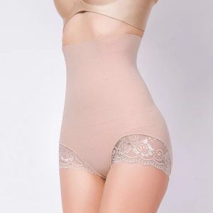 High Waist Abdominal Underwear Seamless Hip Lifting Body Shaping Pants Womens Postpartum Beauty Pants Large Size Abdominal Closing