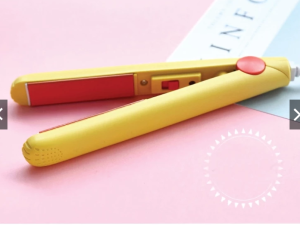 Mini Hair Straightener Flat Iron 2in1 Curling Straight Style Free Box