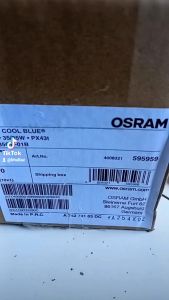LAMPU UTAMA LAMPU BOHLAM HALOGEN OSRAM COOL BLUE 12V 35/35W 4000K VIXION SCORPIO MEGAPRO KLX D-TRACKER MOBIL DLL ORIGINAL OSRAM