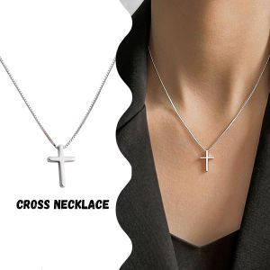 Jozoo Cross Pendant Necklace Simple Clavicle Chain for Fashion Women Gifts Jewelry