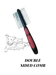 1-6pcs Stainless Steel Double Sided Pet Grooming Comb
