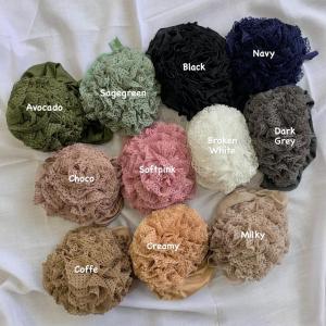 PASHMINA OVAL INNER JERSEY/ PASHMINA TUTUP LEHER by Aisyah