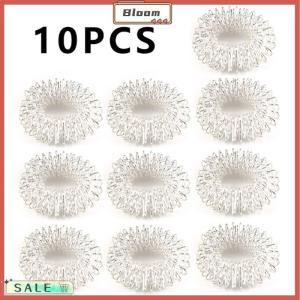 Follow Get New[Bloom Z] 10pcs Stainless Steel Finger Massage Ring Acupuncture Ring Therapy Relax Blood