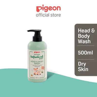 Pigeon Natural Botanical Baby Head & Body Wash (200ml / 500ml)