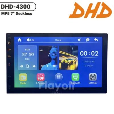 Head Unit Body Short MP5 TV Mobil Bluetooth DHD 4300 7 inch Full Glass MIRORLINK DHD 7 inch DHD 4300 Slim
