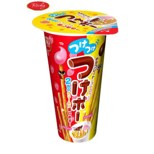 Bánh que chấm kem Wismo Richy vị socola và dâu tây ly 35g thương hiệu Richy