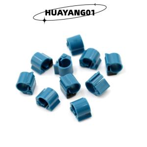 HUAYANG01 [HOT FASHION] ป้ายแหวนนกพิราบอิเล็กทรอนิกส์10ชิ้นสำหรับการติดตามพร้อม4100ชิป ID แบบ125กิโลเฮิรตซ์