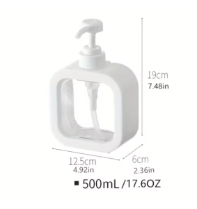 300ML/500ML Sub - bottling Bottle Nordic Style Refillable Dispenser Bottles | BPA-Free & Leak-Proof | Ideal for Hand Sanitizer Shower Gel & Shampoo