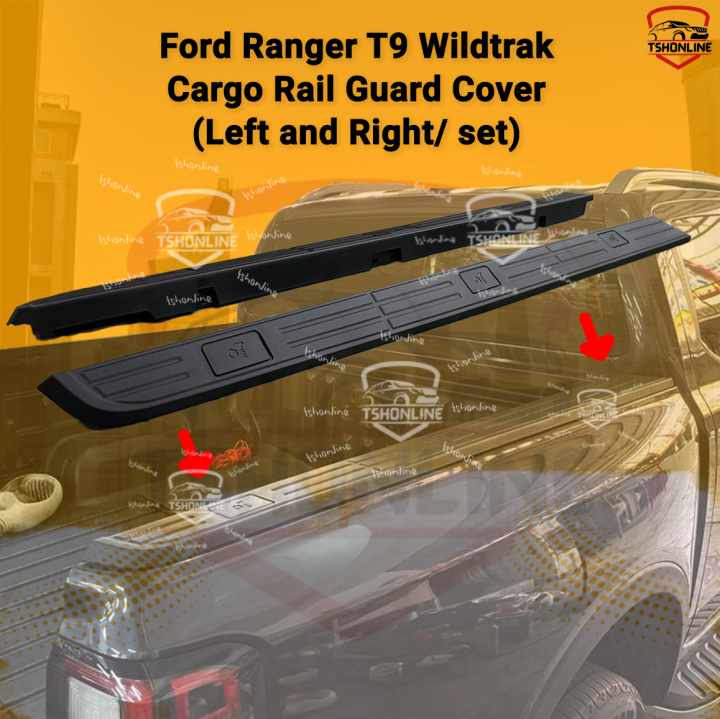 Ford Ranger Rail Protection Ford Ranger T9 Wildtrak Rail Guard Cover T9 Wildtrak Cargo Rail Guard ...