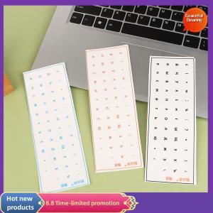 Graceful [Russian Language] Tear-Off Film Keyboard Sticker Desktop Laptop Key Sticker Single Film Universal Side Engraving Sticker