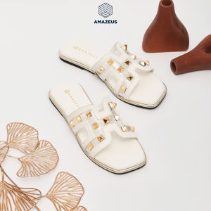 Amazeus ROSEATE Sandal Flat Elegan Tali Teplek Wanita