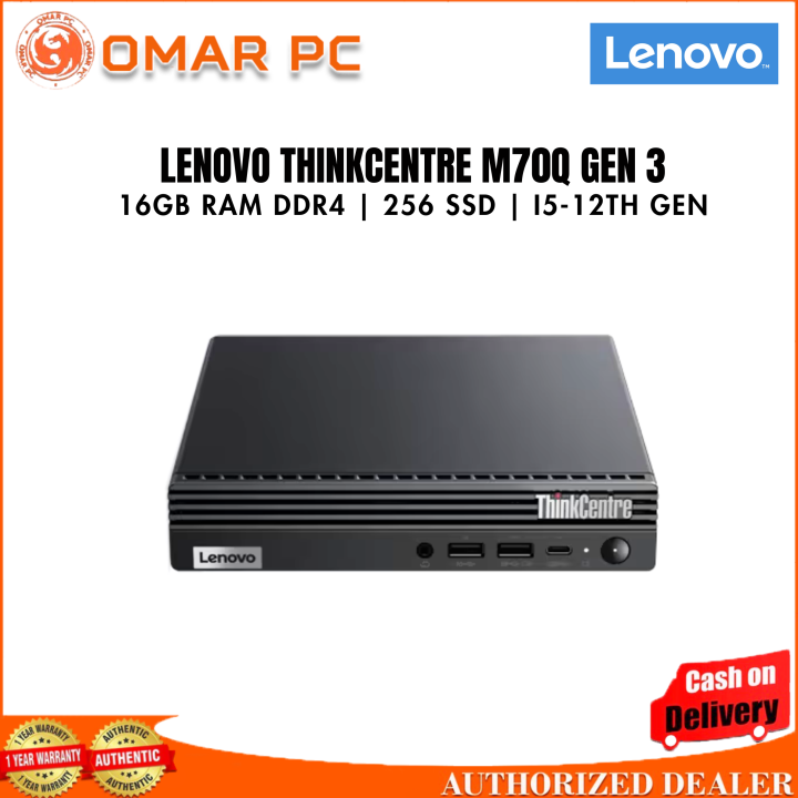 LENOVO THINKCENTRE M70Q G3, i5 12TH GEN, 16GB RAM