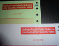 กระดาษต่อเนื่อง 2 ชั้น บิลสำเร็จรูป 2 ชั้น: บิลเงินสด /ใบเสร็จรับเงิน/ใบส่งของ ขนาด 9 x 11 นิ้ว ( มีไฟล์ excel ให้ ). 